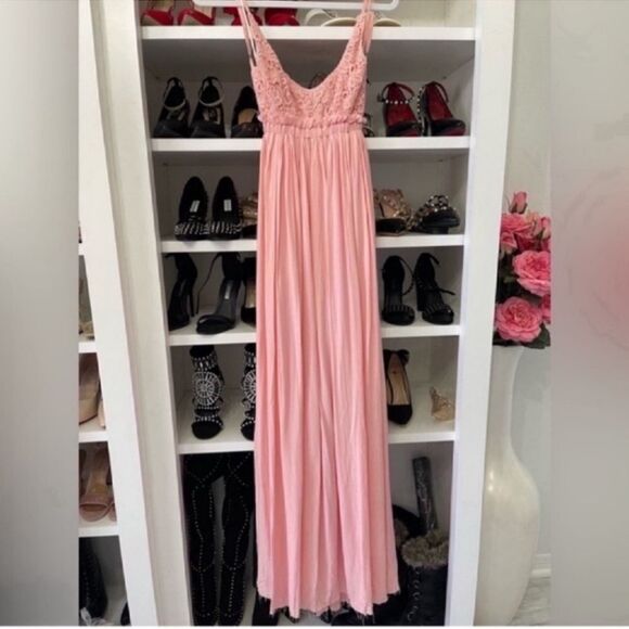NWT ONCE IN A LIFETIME PINK MAXI DRESSE Size Small - Picture 6 of 16